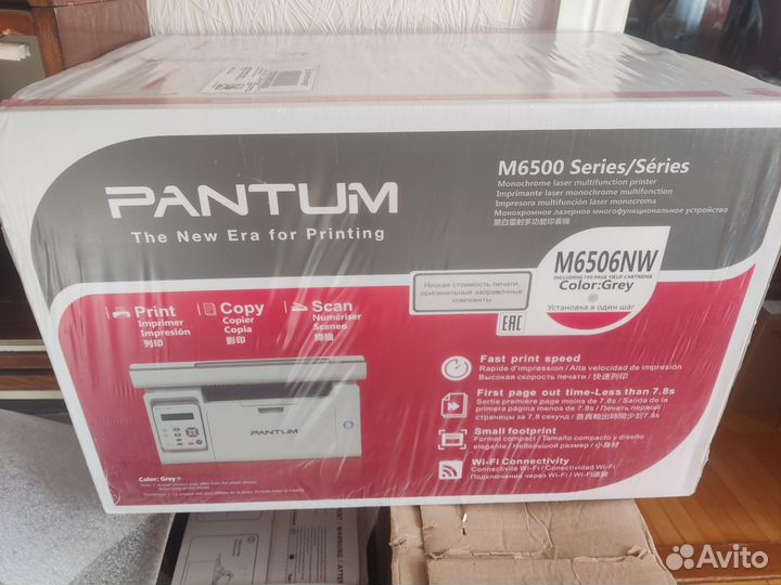 Новый Мфу pantum m6506nw