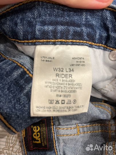 Джинсы lee