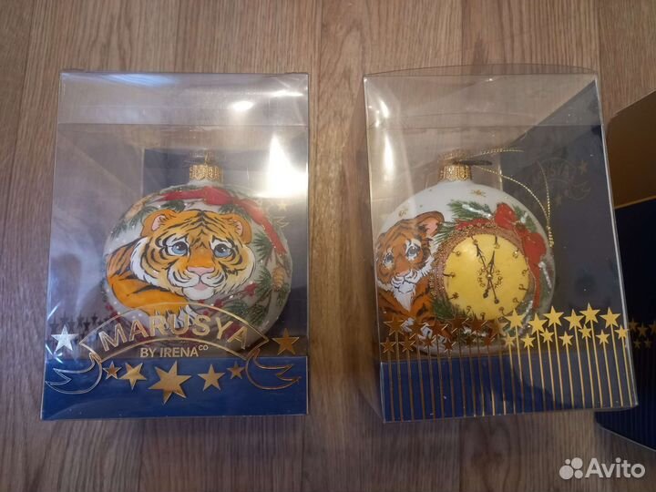 Новогодние игрушки - стекло