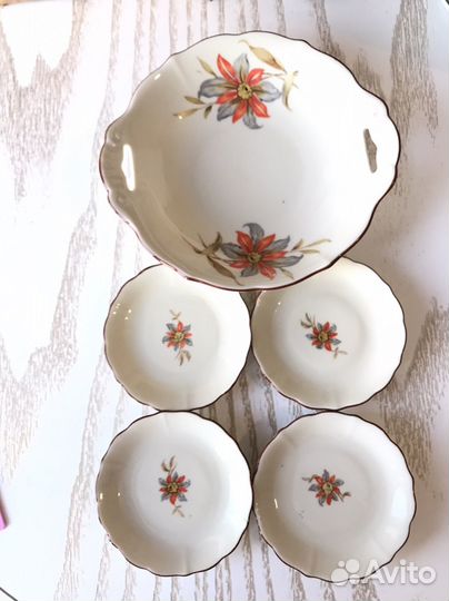 Сухарница с розеткай Германия 1960-70г