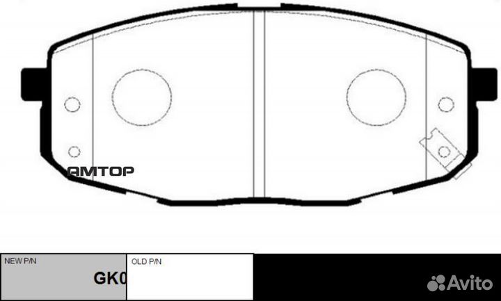 CTR GK0527 Колодки тормозные CTR GK0527