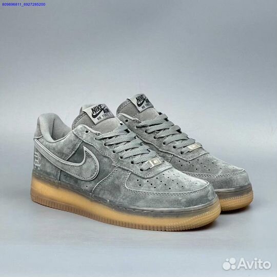 Кроссовки Nike Air Force 1 Grey (Арт.63838)