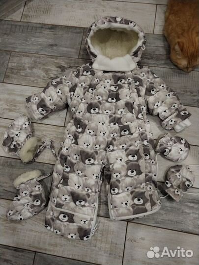 Демисезонный/Зимний комбинезон 74 размер