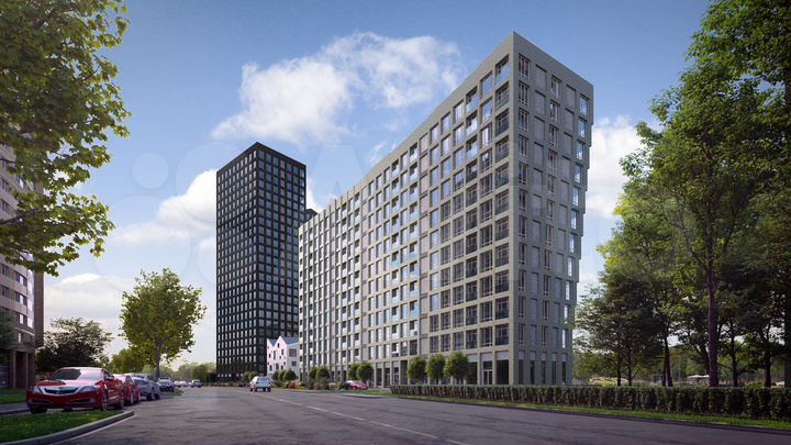 2-к. квартира, 46,6 м², 16/25 эт.