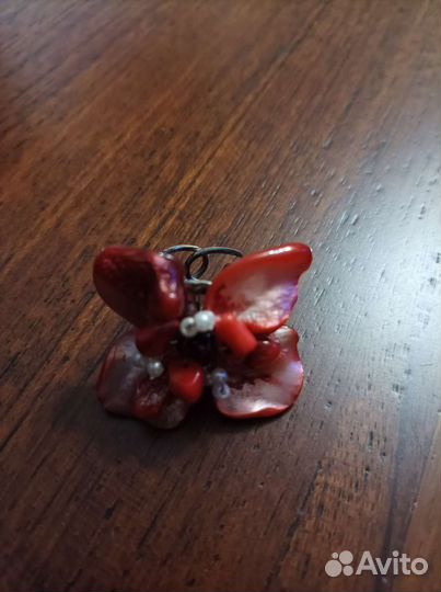 Кольцо из перламутровых ракушек, ручная работа