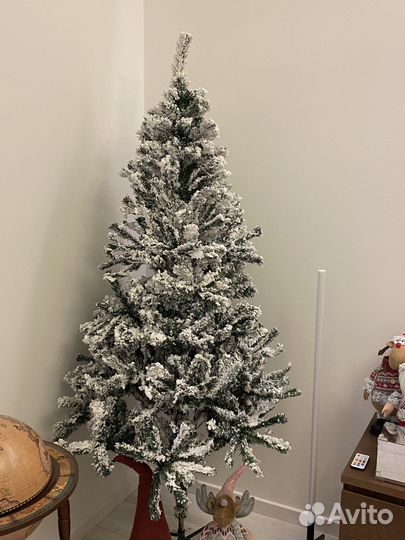 Ель искуственная заснеженная 180 см