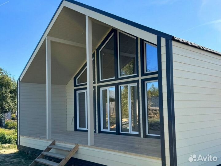 Каркасный дом под ключ. Есть ипотека