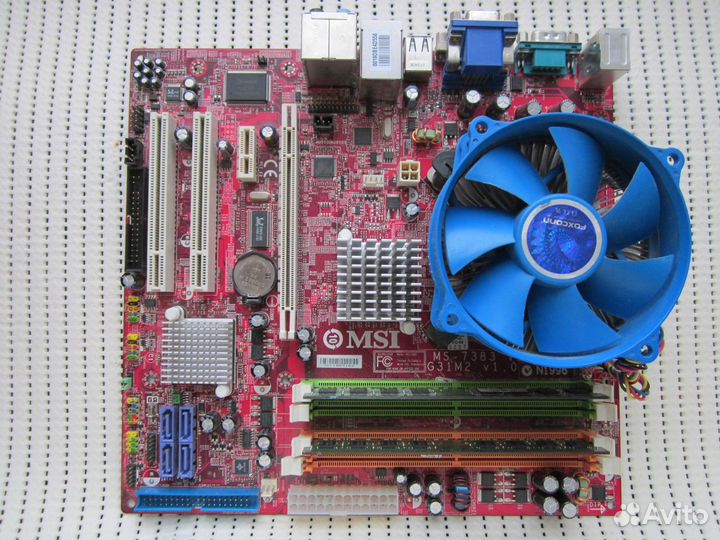Плата Msi ms 7383 g31m2 v1,б/у