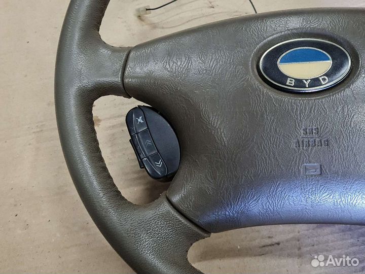 Руль BYD F3 бад ф3 с AirBag и мультимедиа