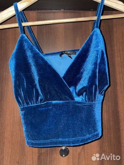 Бархатный топ xs