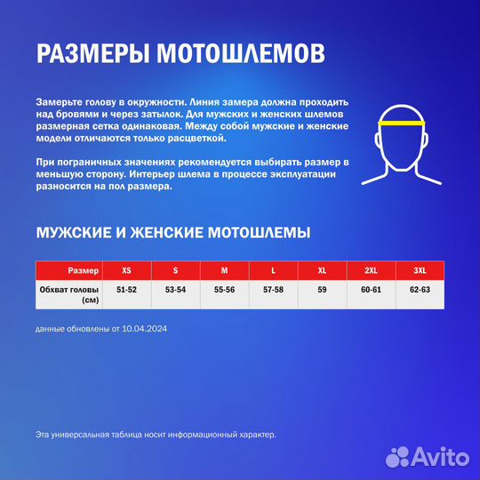 Garibaldi G02X Fiberglass open face helmet Синий