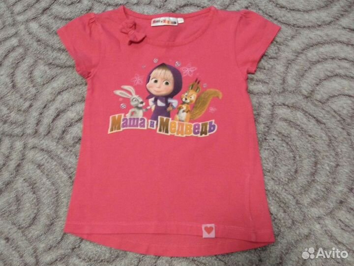 Костюм Маша и Медведь и футболки р. 110-116