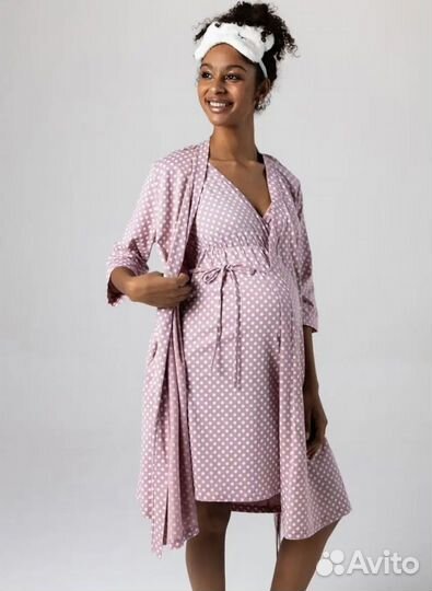 Халат и сорочка для беременных