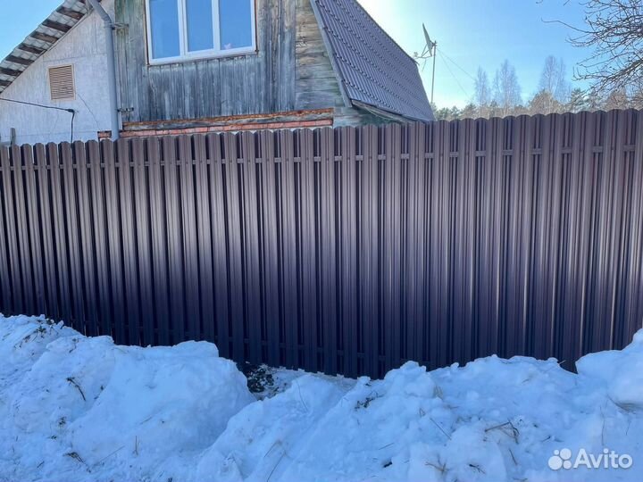 Заборы под ключ