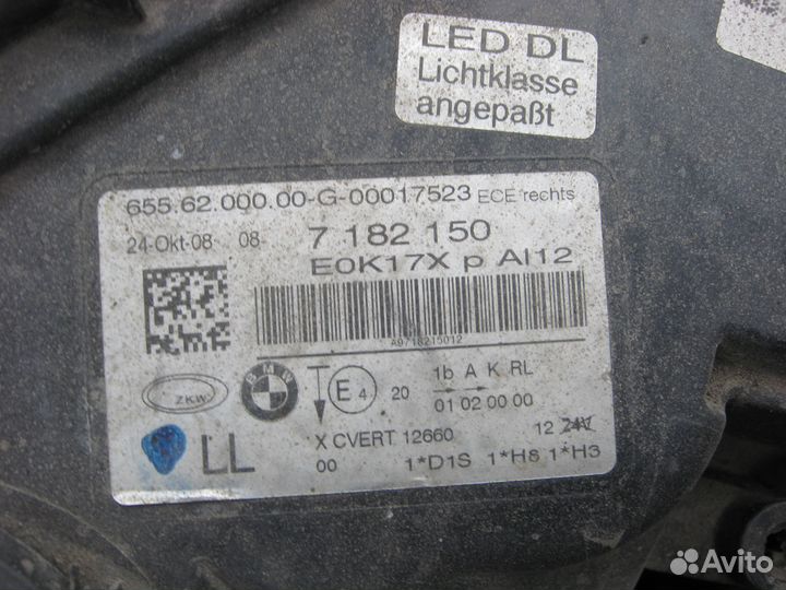 BMW 7 F01 Фары адаптивные Dynamic Xenon дорестайл