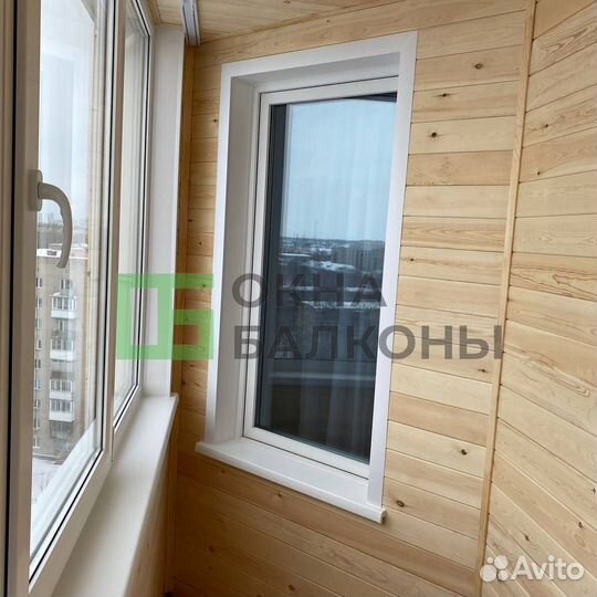 Остекление балконов в пятиэтажке