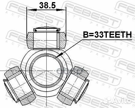 Трипоид ford mondeo GE 2000-2007 2116-GE33 2116