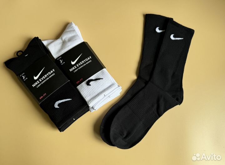Носки в наборе Найк хлопок