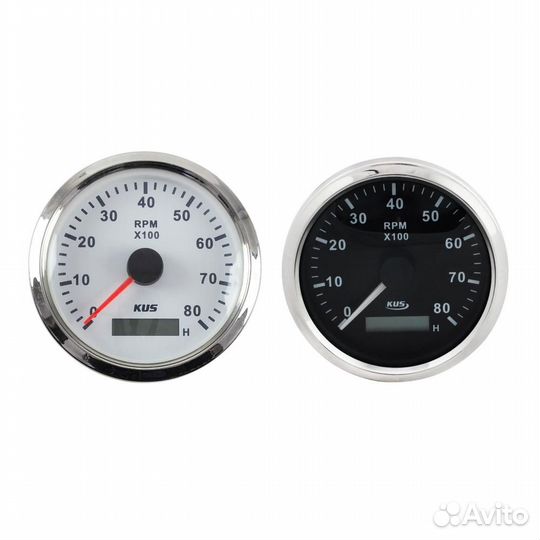 Тахометр 0-8000 об/мин со счетчиком моточасов дели