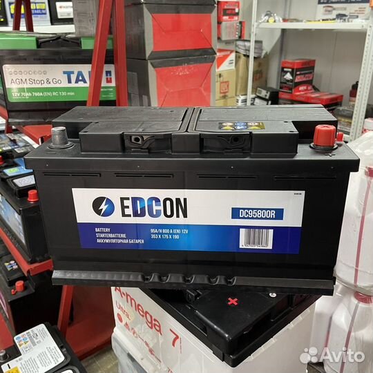 Аккумулятор 100Ah 800A импорт Чехия Варта