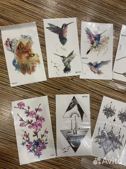 Переводные временные тату