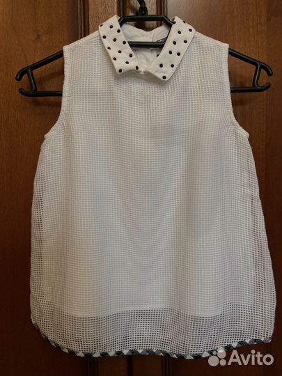 Блузка на девочку Gulliver белая 140 см