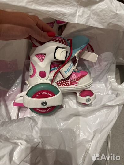 Ролики детские hudora б/у
