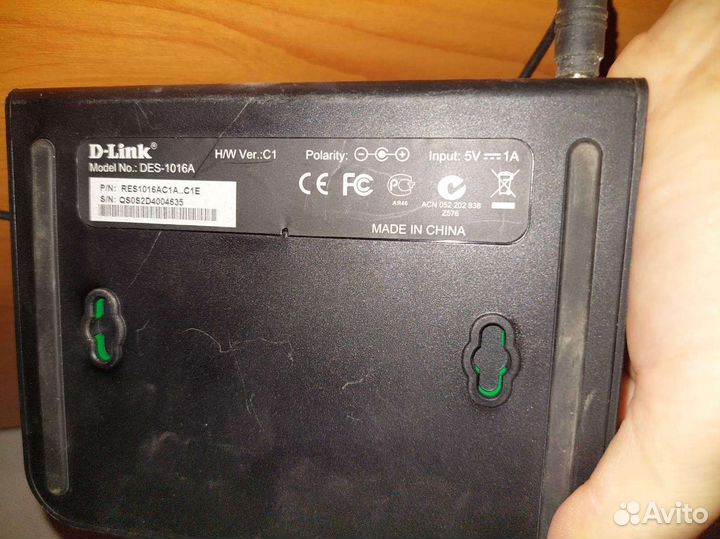 Коммутатор D-link DES-1016A
