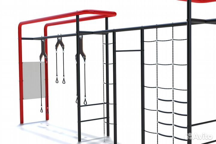 Уличный комплекс с функциональными петлями, сетью