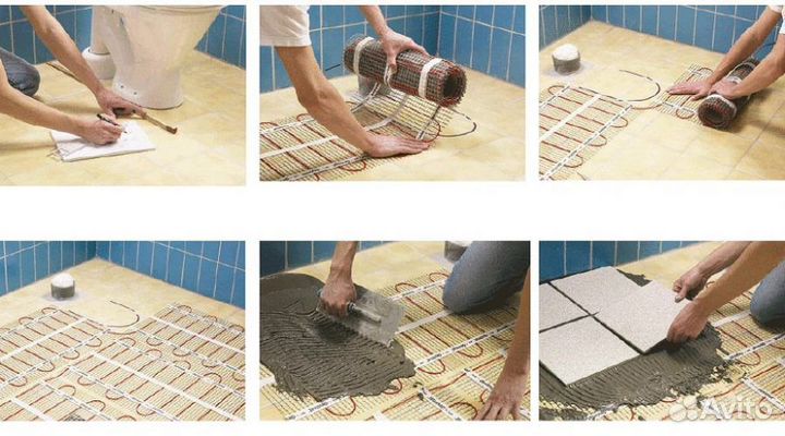 Теплый пол для ванны