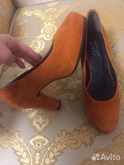 Туфли замшевые 36 размер