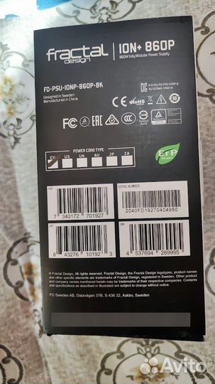Блок питания Fractal ION+ 860w Platinum