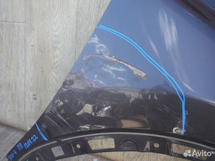 Крыло переднее правое №155 Toyota RAV4 (XA40) 2015