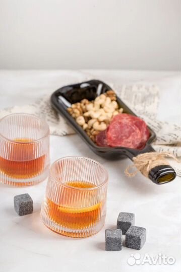 2 бокала(160мл) + тарелка+ камни