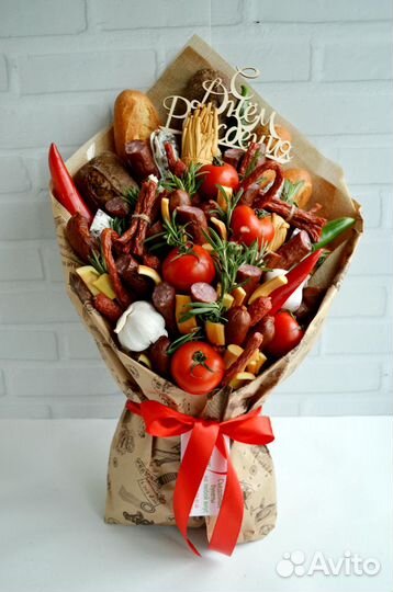 Букеты из колбас