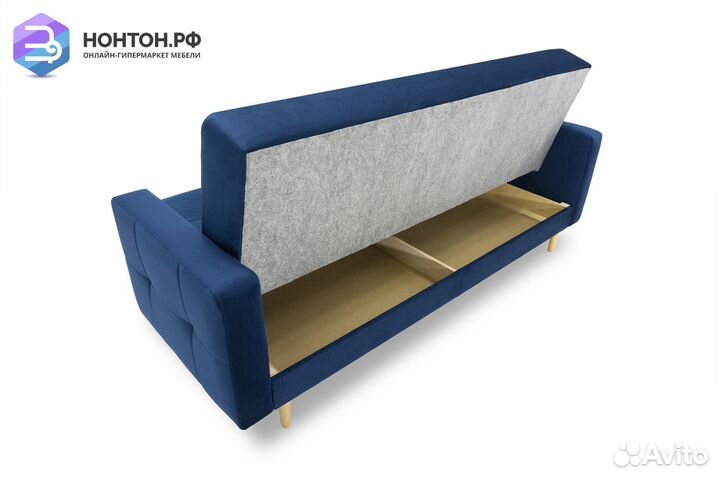 Диван книжка Фиеста синий