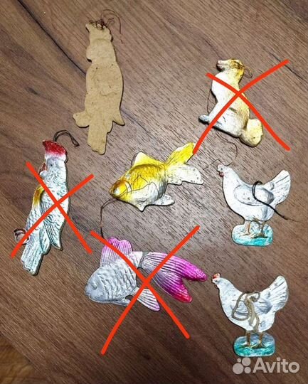 Елочная игрушка СССР картонаж