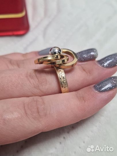 Золотое кольцо дизайнерское