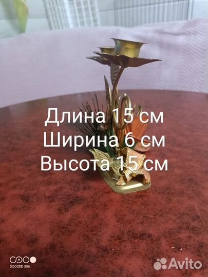 Подсвечник на две свечи