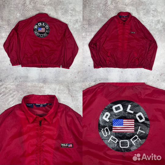 Polo Sport 90s Ralph Lauren Vintage Винтаж Куртка