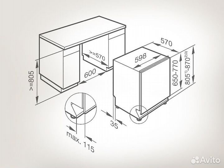 Miele Посудомоечная машина G5050 SCVi Active
