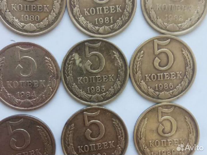 Набор -137 монет СССР