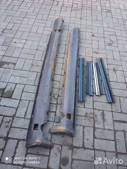 Накладки порога от Мерседес 124