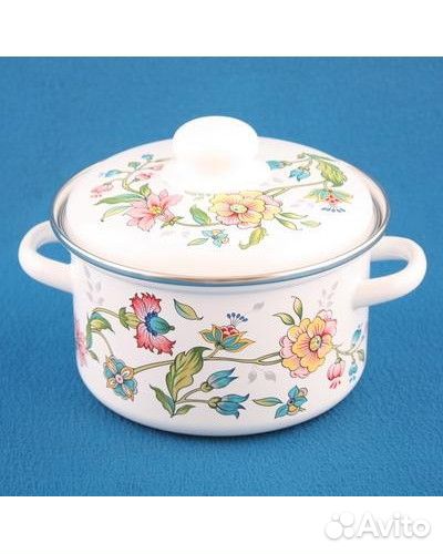 Кастрюля эмалированная 2л