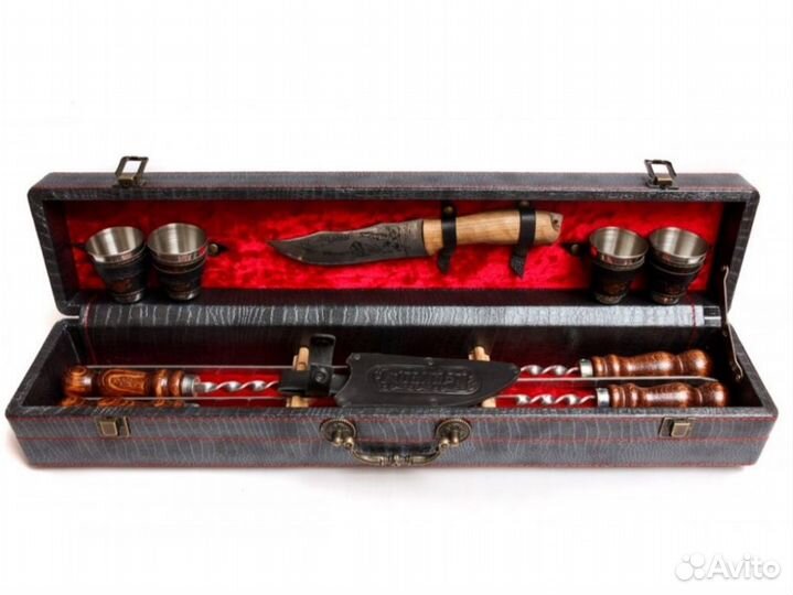 Набор шампуров подарочный в коробе