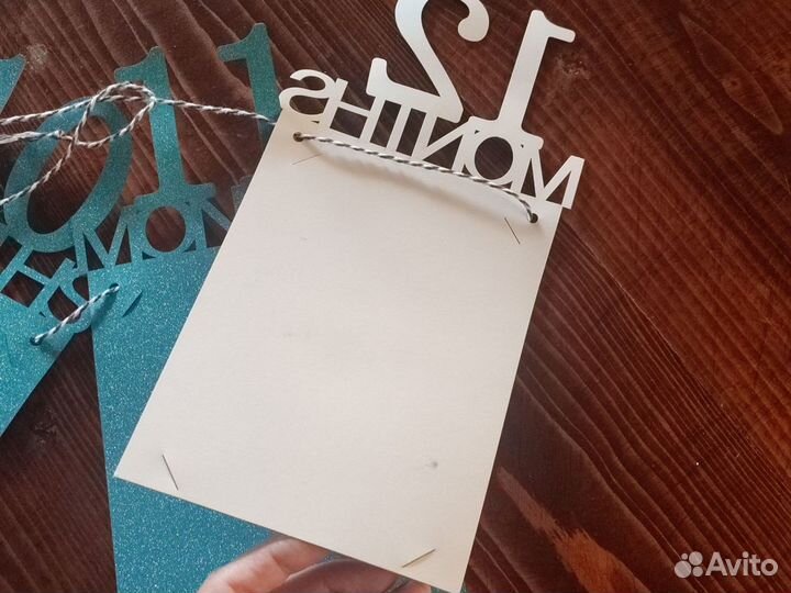 Гирлянда на годик для фотографий малыша б/у