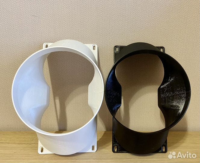 Переходник (фланец) для асика 120x240x150mm