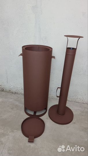 Печь для бассейна на дровах из нержавеющей стали