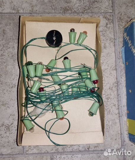 Елочная гирлянда СССР