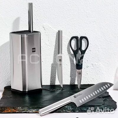 Набор кухонных ножей huohou Stainless Steel, 5 пре